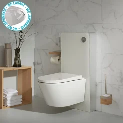 Pack wc avec cuvette lavante - Façade blanche -Wc japonais