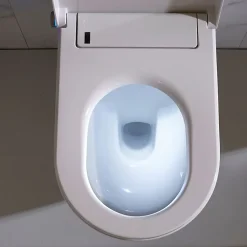 Pack wc avec cuvette lavante - Façade en verre noir-Wc japonais