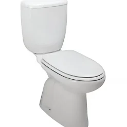Pack WC Aveiro SANINDUSA NF évacuation par dessous alimentation chasse d'eau par le côté blanc