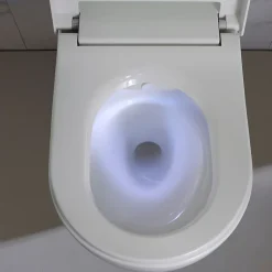Pack WC Bati support mural avec cuvette lavante - Façade noire - WC japonais - Tesa