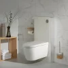 Pack WC Bati support mural avec cuvette lavante - Façade blanche -Wc japonais - Tesa
