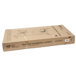 Pack WC bâti-support léger 112 cm ECO 2L Swiss Aqua Technologies + WC suspendu Ceramia + plaque noir mat (STECE14WT02-FR)
