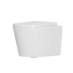 Pack WC bâti-support Rapid SL + WC suspendu sans bride + abattant SoftClose + plaque chrome, blanc (RAPIDSL-CETOR)