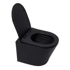 Pack WC Bâti-support sol mur Villeroy & Boch + WC SAT Infinitio sans bride + Abattant SoftClose + Plaque (VCNBLINFI4)