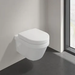 Pack WC cuvette suspendue sans bride avec abattant Targa Design Villeroy & Boch