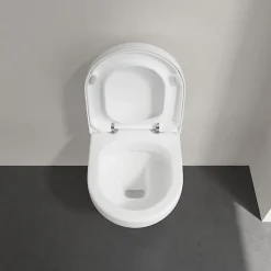 Pack WC cuvette suspendue sans bride avec abattant Targa Design Villeroy & Boch