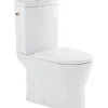 Pack WC cuvette+réservoir+abattant+fixations SANINDUSA UrbY 65 caréné évacuation par dessous alim. chasse par le côté blanc