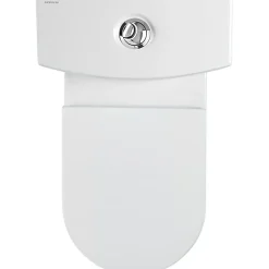 Pack WC cuvette+réservoir+abattant+fixations SANINDUSA UrbY 65 caréné évacuation par dessous alim. chasse par le côté blanc