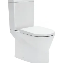 Pack WC cuvette+réservoir+abattant+fixations SANINDUSA UrbY 65 caréné évacuation par dessous blanc