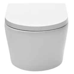 Pack WC Rapid SL autoportant + cuvette sans bride SAT, fixations cachées + plaque Skate Air chrome (ProjectSATrimless-2)