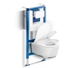 Pack WC suspendu avec bâti + WC, Villeroy et Boch Avento