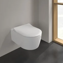 Pack WC suspendu avec bâti + WC, Villeroy et Boch Avento