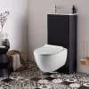 Pack WC suspendu avec lave-mains intégré + cuvette sans bride fixations invisibles Ceres