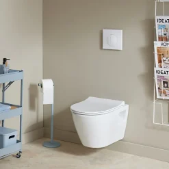 Pack WC suspendu Bati Siamp universel + cuvette sans bride samara