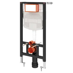 Pack WC suspendu compact sans bride Cavally GoodHome
