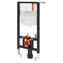 Pack WC suspendu Lagon, en porcelaine vitrifiée avec abattant + bâti-support universel, GoodHome