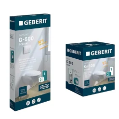 Pack WC suspendu sans bride, Geberit G-500 Design