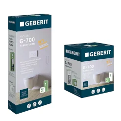 Pack WC suspendu sans bride, Geberit G-700 Turboflush