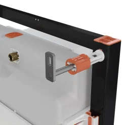 Pack WC suspendu sans bride Luvia avec bâti-support sol et mur autoportant Silgo GoodHome