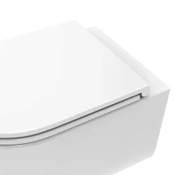 Pack WC suspendu sans bride Luvia avec bâti-support sol et mur autoportant Silgo GoodHome