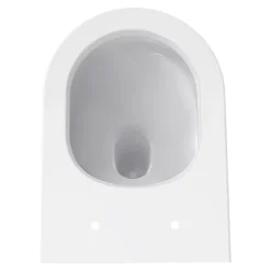 Pack WC suspendu sans bride Luvia avec bâti-support sol et mur autoportant Silgo GoodHome