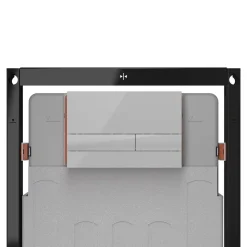 Pack WC suspendu sans bride Luvia avec bâti-support sol et mur autoportant Silgo GoodHome