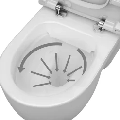 Pack WC suspendu sans bride + bâti, GoodHome Winam