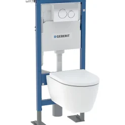 Pack WC suspendu sans bride, Geberit G-600 Pure Mat