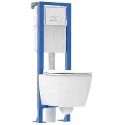 Pack WC suspendu sans bride Siamp Nacre