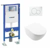 Pack WC UP320 autoportant + Cuvette Subway 3.0 + Plaque Sigma Blanche