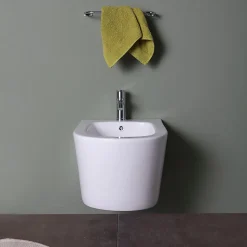 Paire De Sanitaires Suspendus Wc Et Bidet - Blues