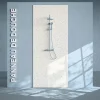Panneau Douche PVC Terrazzo Blanc - L. 240 x l. 100 x ép. 1 cm