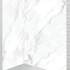 Panneau Mural Alu Douche salle de bain MARBRE BLANC Mat 120 cm x 210 cm Ma Nouvelle Déco