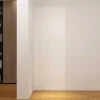 Panneau mural de douche Blanc 80 x 210 cm mural aluminium avec 1 profile - Étanche, durable et facile à nettoyer