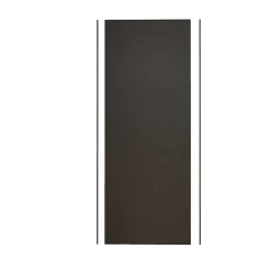 Panneau mural de douche Noir 90 x 210 cm mural aluminium avec 1 profile - Étanche, durable et facile à nettoyer