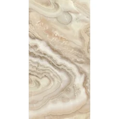 Panneau mural de salle de bains l.100 x H.210 cm, effet marbre beige, Schulte DécoDesign Softtouch