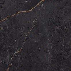 Panneau mural de salle de bain l.125 x H.255 cm, marbre anthracite et cuivre, Schulte DécoDesign