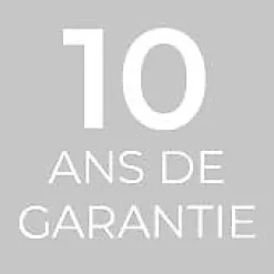 Panneau mural de salle de bains l.100 x H.210 cm, blanc effet structuré, Schulte DécoDesign