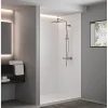 Panneau mural de salle de bain - Kinewall Design - KINEDO - Blanc satiné - 125x250 cm