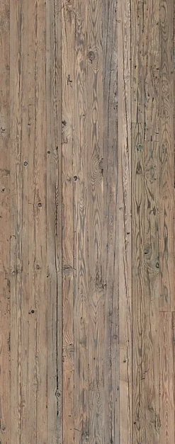 Panneau mural de salle de bains l.100x255 cm, décor bois, Schulte DécoDesign