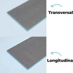 Panneaux de construction WEDI Construct, formes rondes transveral 250 x 60 x 3 cm