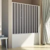 Pare baignoire de douche 170 CM H150 PVC mod. Delfi avec ouverture latérale