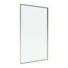 Pare baignoire doré style art déco - 80 x 140 cm - Verre trempé - BRADENTON