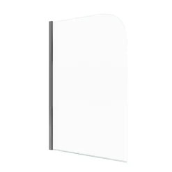Pare Baignoire Pivotant 130x75cm Profile Aluminium Chrome - VELA CHROME
