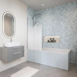 Pare Bain gauche AURYS Mist 1 chromée