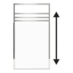 Pare muret Only Chrome 80 x 110 / 165