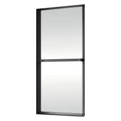 Pare-baignoire à coller pivotant 1 volet, 70 x 140 cm, verre transparent 3mm, profilé noir mat, Schulte