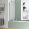 Pare-baignoire 130 x 70 cm chromé Essentiel Galedo