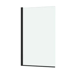 Pare-baignoire 70 x 120 cm noir mat Essentiel Galedo