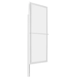Pare-baignoire argent 2 volets relevable Atelier du bain